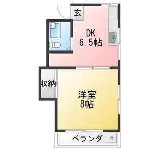 サンビレイ6【1階】の間取り