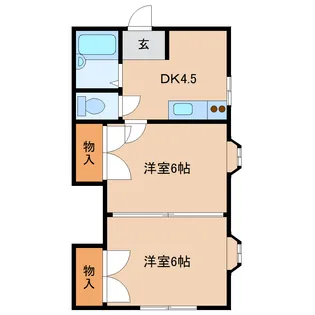 エスペーロ【1階】の間取り