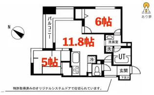ロワール関内エナジス(ロワールカンナイエナジス)【8階】の間取り