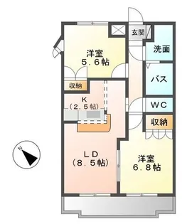 リバプール(LIVERPOOL)【1階】の間取り