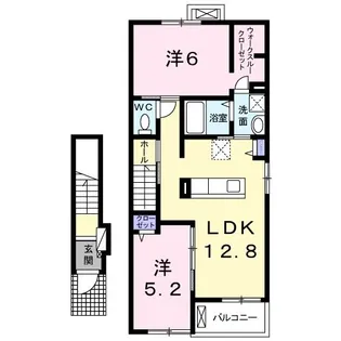 カーサ・マロン【2階】の間取り
