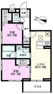 エース茜【1階】の間取り