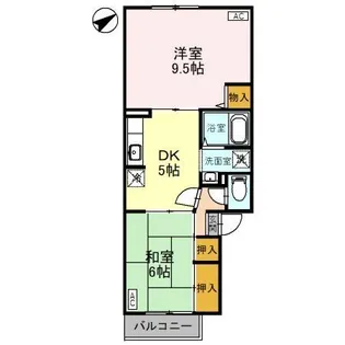 セジュール向陽【1階】の間取り
