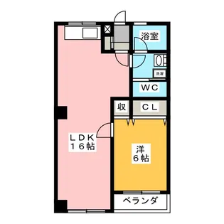 吉浜マンション【2階】の間取り