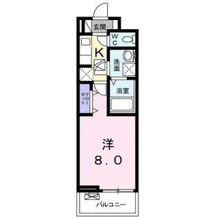 ボニート パンセ【1階】の間取り