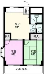 レジデンス北越【2階】の間取り