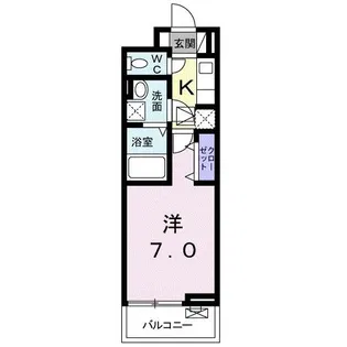 バンブーII【1階】の間取り
