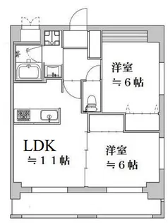 プランドール千歳台【3階】の間取り