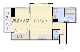 小川町庚子館【6階】の間取り