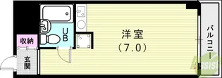 リアライズ今寺【2階】の間取り