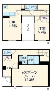 Gargantuaの間取り