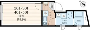 「楽器可マンション」ドルチェ西日暮里【4階】の間取り