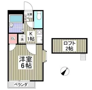 谷塚第12【2階】の間取り