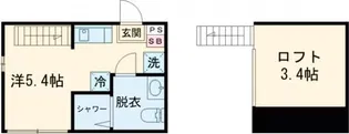ハーモニーテラス亀有III【2階】の間取り