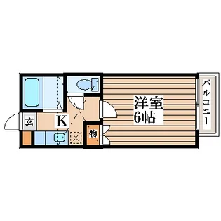 宮城県多賀城市高橋3【アパート】の間取り