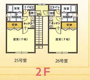 ロワレーヌII【2階】の間取り