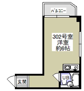 三光コーポ【3階】の間取り
