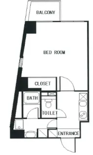 ホーヨー東京レジデンス赤坂三丁目【7階】の間取り