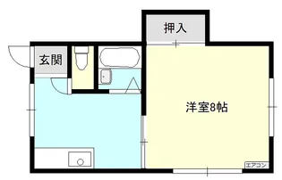 ウィズ山岸【2階】の間取り