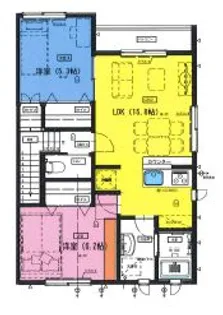 ブランネージュ B棟【2階】の間取り