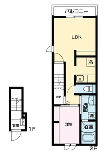 レジェンドXI【2階】の間取り