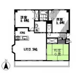 グランドソレイユ【3階】の間取り