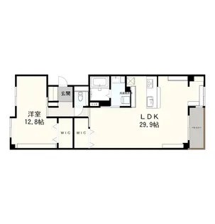 ライオンズマンション高岡中島町 404号室【4階】の間取り