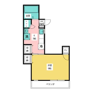 シティハイツ妙音【5階】の間取り