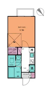 W浜田山【2階】の間取り