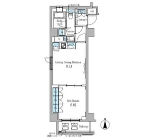 東京都千代田区神田佐久間町3【マンション】の間取り