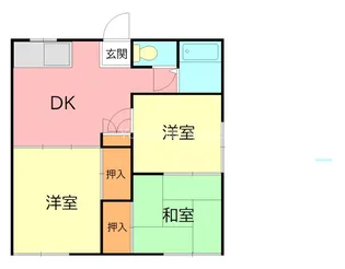 添田ハイツ【2階】の間取り