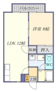 アルカディアKII【2階】の間取り