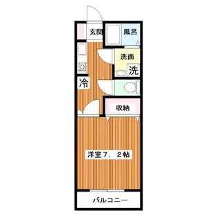 マンションLIVE【1階】の間取り