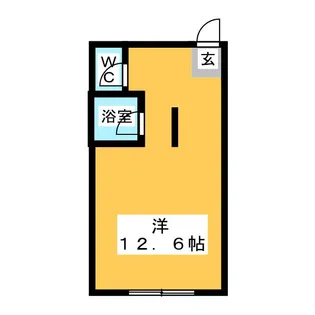 広栄荘7棟【2階】の間取り