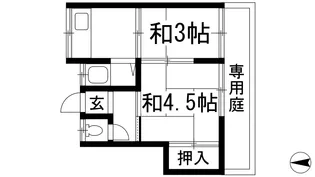 大阪府池田市豊島南1【一戸建】の間取り