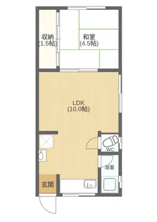 兵庫県神戸市長田区大谷町3【アパート】の間取り