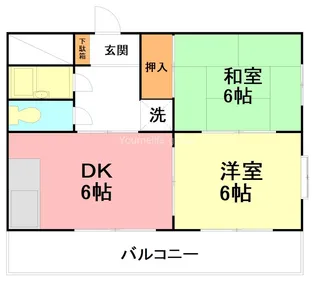 神奈川県小田原市上新田【マンション】の間取り
