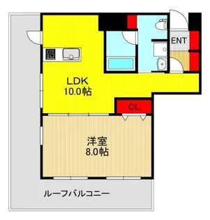 アクシーズグランデ蕨II【7階】の間取り