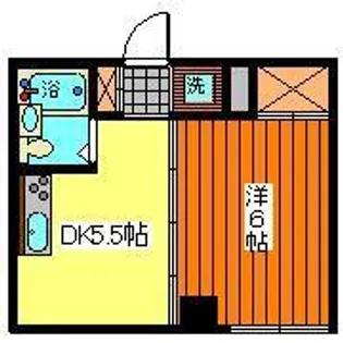 レジデンス山王【2階】の間取り