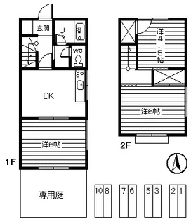 ハイツみせがわの間取り