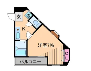 アスタリスク日吉【2階】の間取り