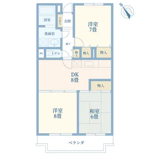 コートドール【2階】の間取り