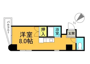 眞木ビル【3階】の間取り