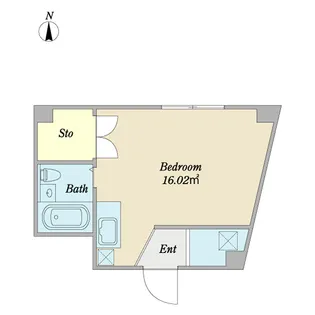 光ハイツ【3階】の間取り