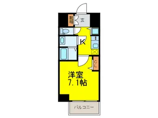 ファステート大阪ドームシティ【4階】の間取り