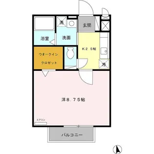 Mireille(ミレイユ)【2階】の間取り