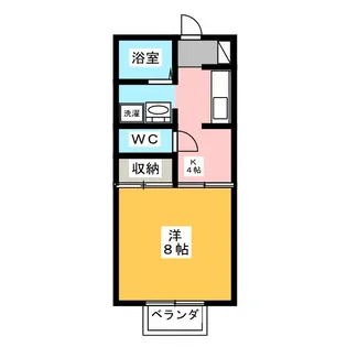 エコタウン柏森【2階】の間取り