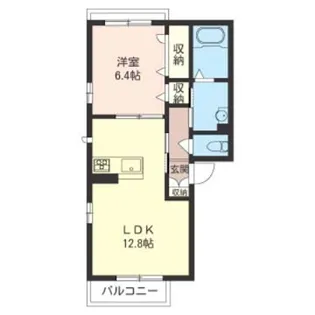 プロスペール【1階】の間取り