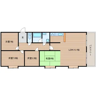 シーアイマンション中島丁【3階】の間取り
