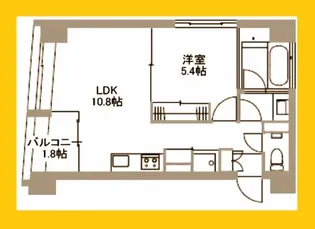 神奈川県横浜市神奈川区六角橋1【マンション】の間取り